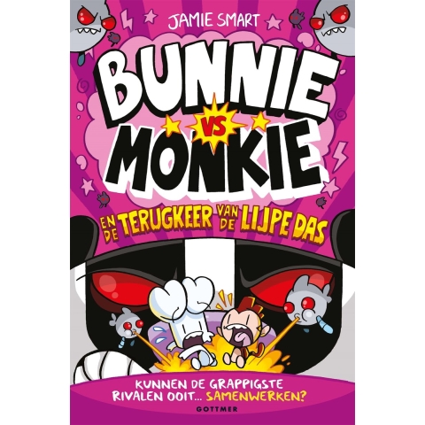 Bunnie vs Monkie en de terugkeer van de Lijpe Das (Hardback)