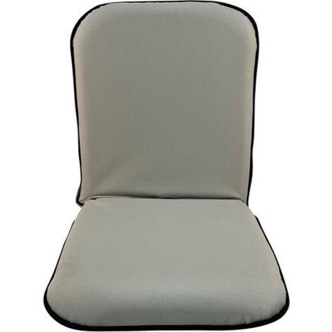 Hollex Lazy Star comfortabele klapbare zit- en ligstoel grijs/donkergrijs