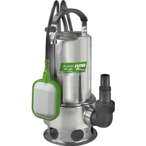 EUROM Flow SPV 1100i Vuilwaterpomp - 1000W