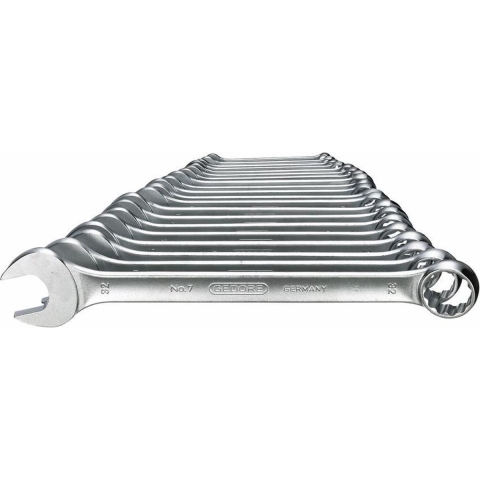 Gedore 6093660 6093660 Ring-steeksleutelset 20-delig Sleutelbreedte (metrisch) 8 - 32 mm