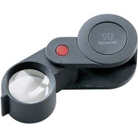 Eschenbach 118210 Inslagloep Vergrotingsfactor: 10 x Lensgrootte: (Ø) 23 mm Zwart