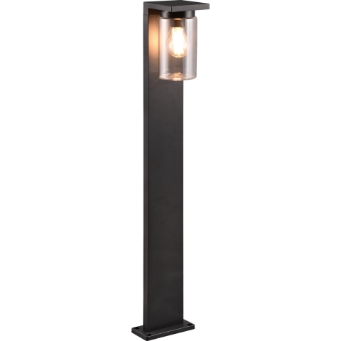 TRIO ARDILA - Paalverlichting - Zwart mat - excl. 1x E27 4W - Schemersensor - Buitenverlichting - IP44