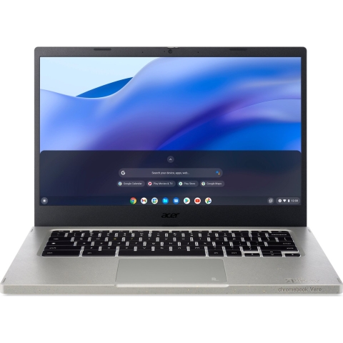 Acer Chromebook Vero 514 CBV514-1H-5627 Intel CoreTM i5 i5-1235U 35,6 cm (14) Full HD 8 GB LPDDR4x-SDRAM 256 GB SSD Wi-Fi 6 (802.11ax) ChromeOS Grijs