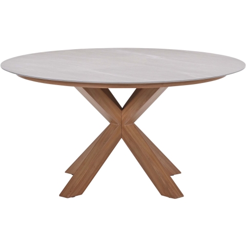 Lowland Tuintafel Napoli Sand dia. 150 cm - Garden impressions