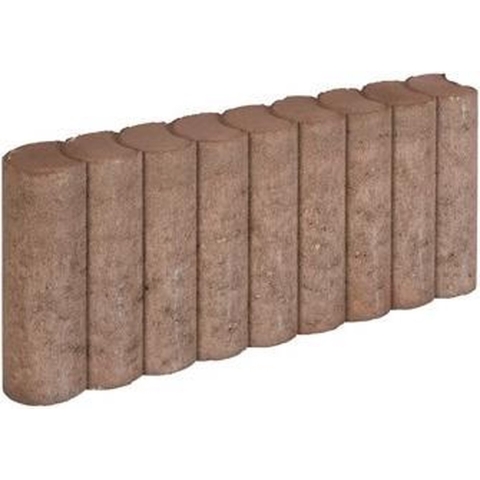 5 stuks! Rondo palissadeb bruin 8x25x50 cm - Gardenlux