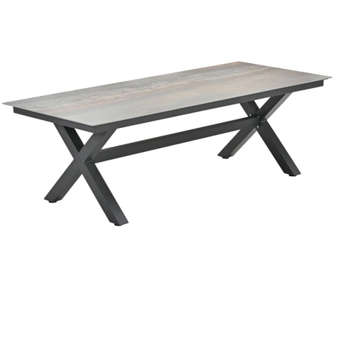 Marbella Tuintafel Rome Bronze 240x100 cm - Garden impressions