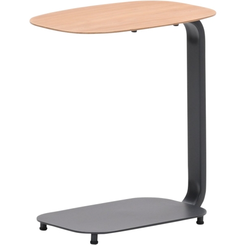 Lucca Bijzettafel Licht Teak Look 45x30x51 cm - Garden impressions