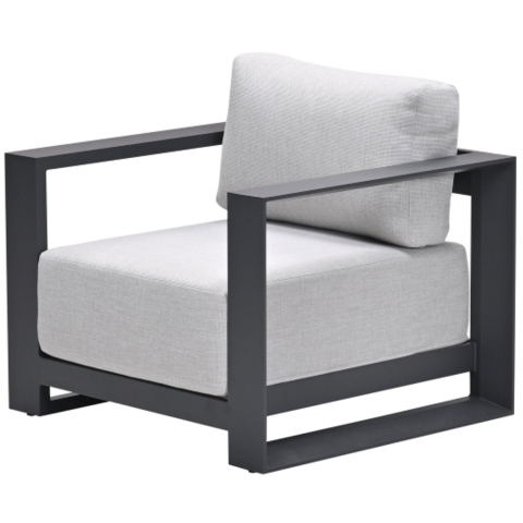 Levanto Lounge Fauteuil Carbon Black - Garden impressions