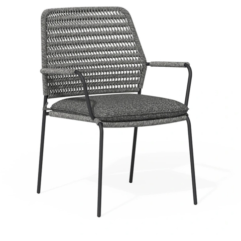 David Dining Tuinstoel Charcoal - Tierra outdoor