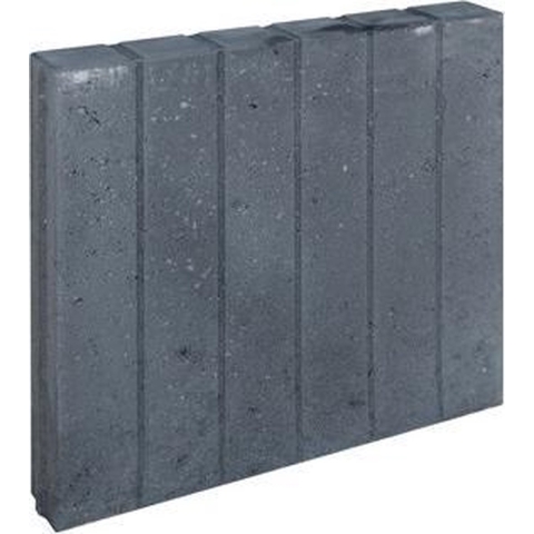 3 stuks! Blokjesband zwart 8x50x50 cm - Gardenlux