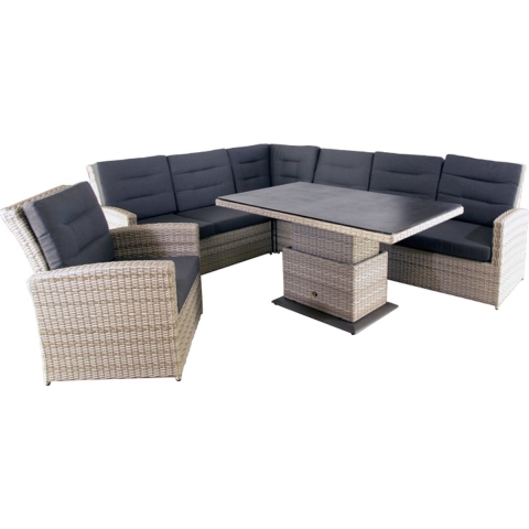 Dining hoekset San Bernardino Sunrise Beige - Oosterik home