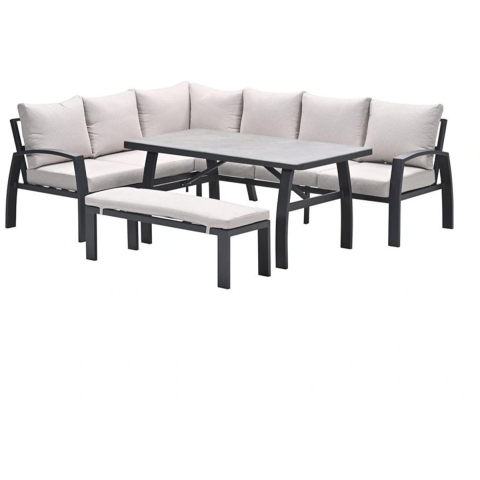 Vasano Lounge Diningset Links Desert Sand - Garden impressions