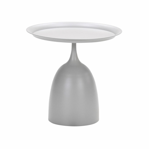 Mioala Bijzettafel Taupe dia. 50xH48 cm - Garden impressions