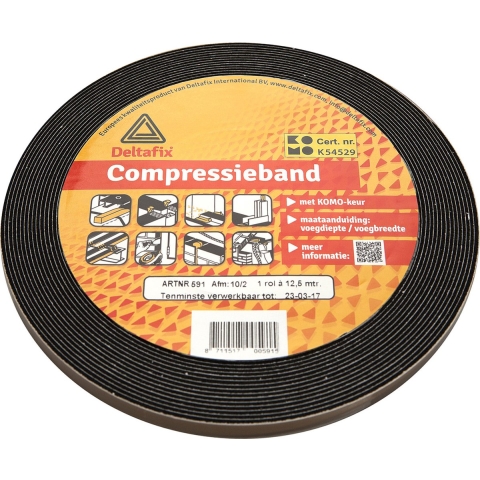 Compressieband zwrt 8mx20/4 - Deltafix
