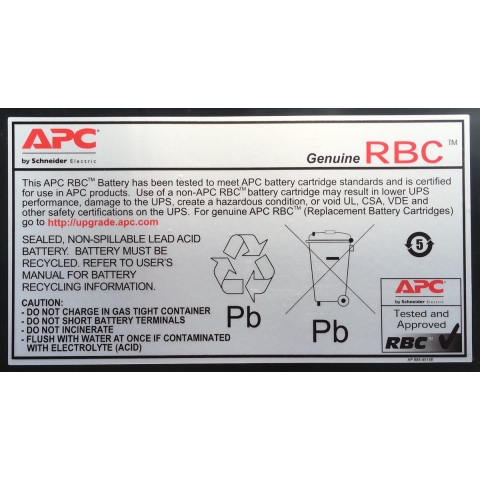 APC vervangings cartridge RBC115