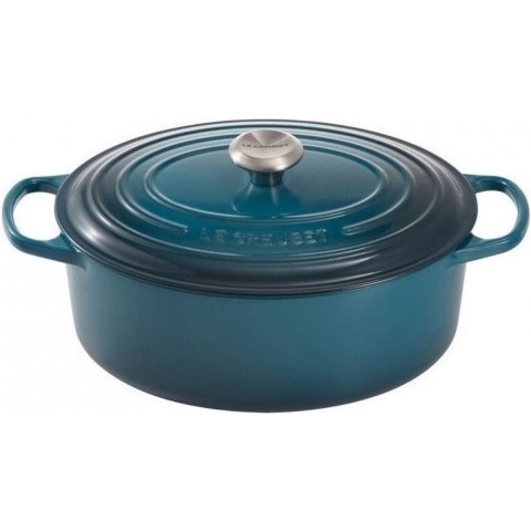 LE CREUSET - Signature - Braadpan ovaal 31cm 6,30l Deep Teal