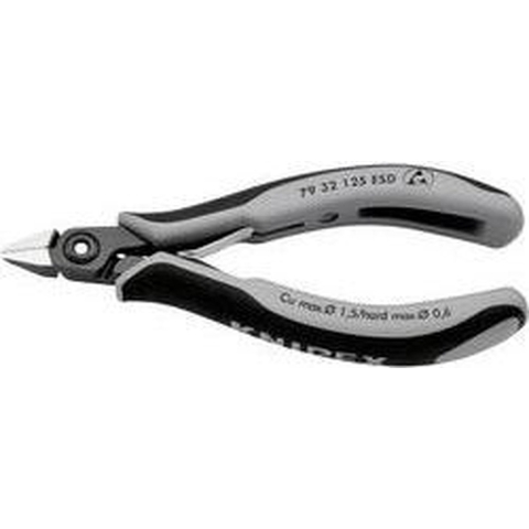 Knipex Zijsnijtang spitse-kop 125 mm ESD - 7932125ESD