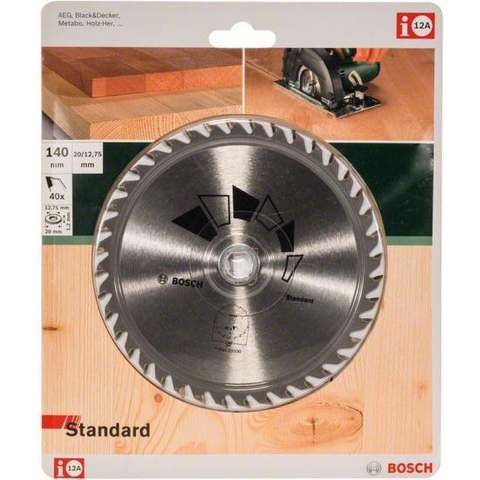 Bosch Accessoires Cirkelzaagblad Basic 140X22X20/127,T40 - 2609256805