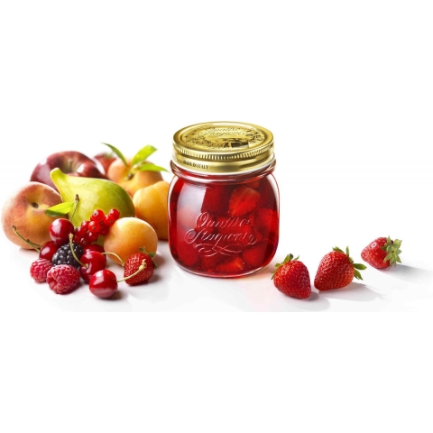 Bormioli Rocco Weckpotten Quattro Stagioni - ø 8.5 cm / 250 ml - 4 stuks