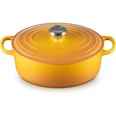 Le Creuset Braadpan Signature ovaal Nectar ø 31 cm / 6,3 liter