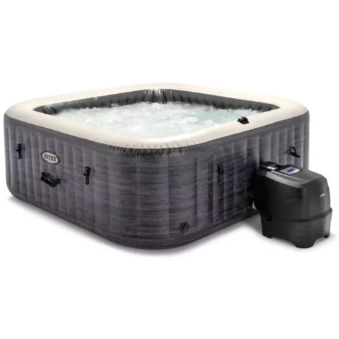 Intex PureSpa Greystone Deluxe 4 persoons spa - Vierkant - WiFi