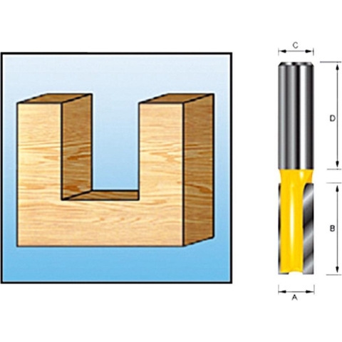 Makita D-10447 Freesbit Groeffrees S 12mm 20x35mm