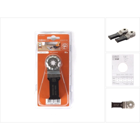 Fein 63502151240 E-Cut Universal Bimetaal Invalzaagblad 28 mm 10 stuk(s)