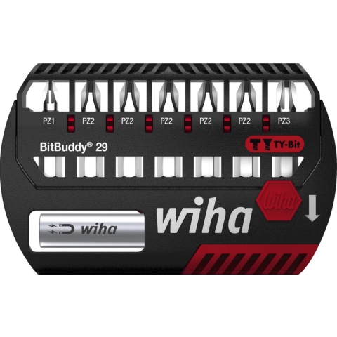 Wiha 42098 Bitset 8-delig Kruiskop Pozidriv