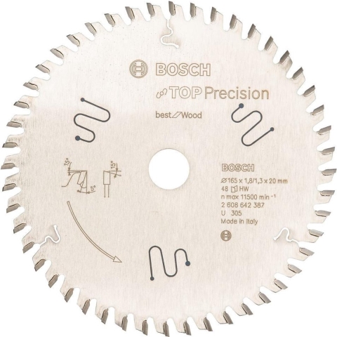 Bosch Accessories Top Precision Best for Multi Material 2608642387 Cirkelzaagblad 165 x 20 x 1.3 mm Aantal tanden: 56 1 stuk(s)