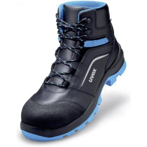 uvex 2 xenova® 9556244 Hoge veiligheidsschoenen ESD S3 Schoenmaat (EU): 44 Zwart, Blauw 1 paar