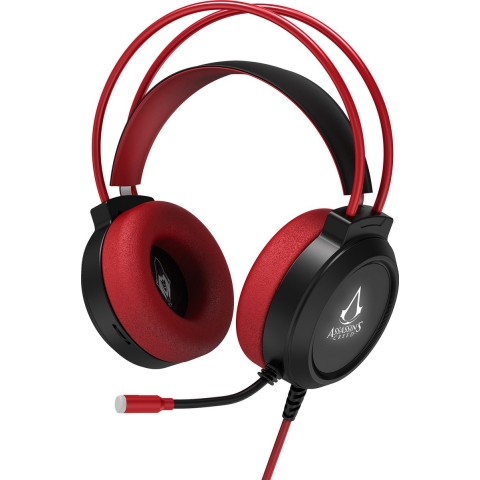 Assassin's Creed Dual Gaming Wired Headset - Red