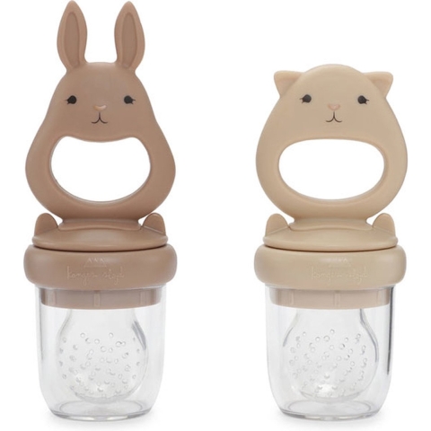 Konges Sløjd Voedselvoeders - 2-pack - Bark/Shell - Konges Sløjd - OneSize - Food Feeder