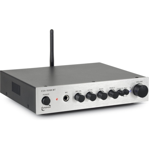 Dynavox ESA-18 MK BT audio versterker - Zilver