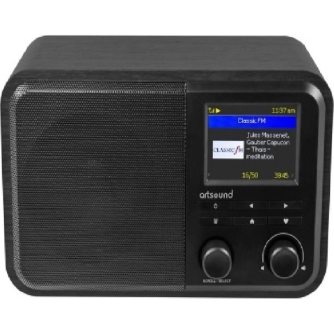 ArtSound: R8 DAB+ FM internet radio - zwart
