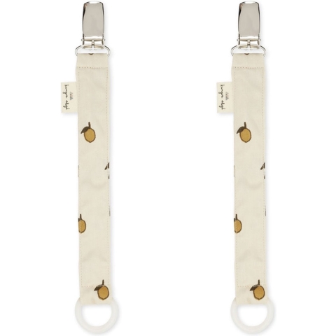 Konges Sløjd Speenkettingen - 2-pack - Lemon - Konges Sløjd - OneSize - Speenketting