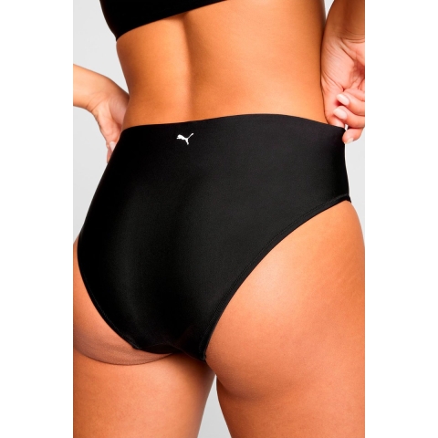 Puma Bikinislips - UV50+ - Hoge taille - Zwart - Puma - S - Small - Bikini