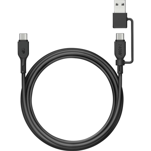 GP USB-kabel USB-C, USB-A stekker 1.50 m Zwart GPCBCCBVBKUSB971