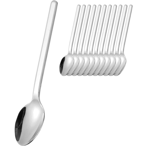 Esmeyer BETTINA Koffiemaatlepel 14.3 cm Set van 12 stuks RVS Zilver 250-092