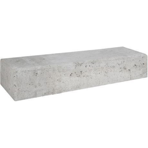 3 stuks! Betonbiels grijs 12x20x60 cm - Gardenlux
