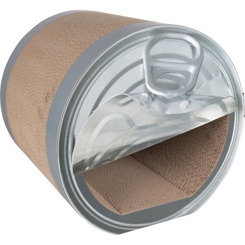 District 70 CAN - Kartonnen Krabmeubel voor Katten in vorm van Conservenblik - 36.5x40x38 cm