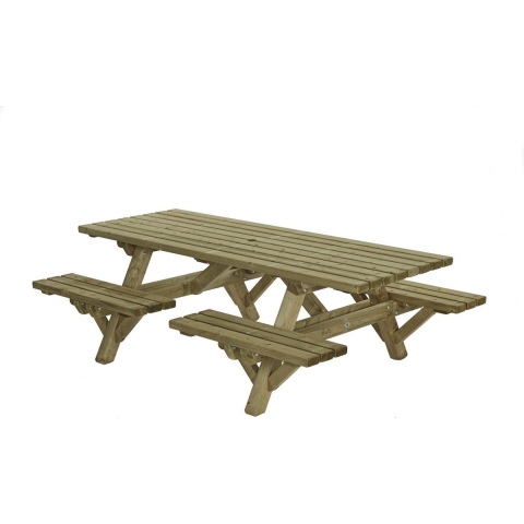 Picknicktafel open instap - Talen buitenmeubelen
