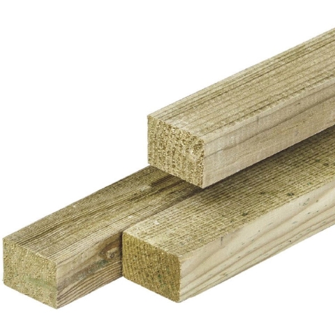 Regel Midden-Europees grenen 4,4x6,8x400 cm Tuindeco - Tuindeco