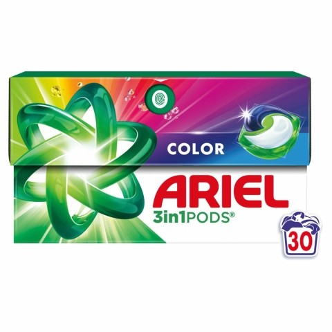 Ariel 3in1 Wasmiddel Pods Color 30 stuks