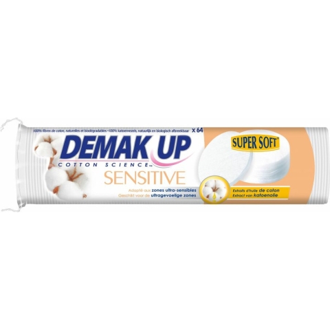 6x Demak Up Wattenpads Sensitive 64 stuks