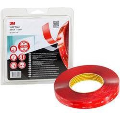 3M 4910F VHB Tape Transparant - 19 Mm X 11 M X 1.0 Mm