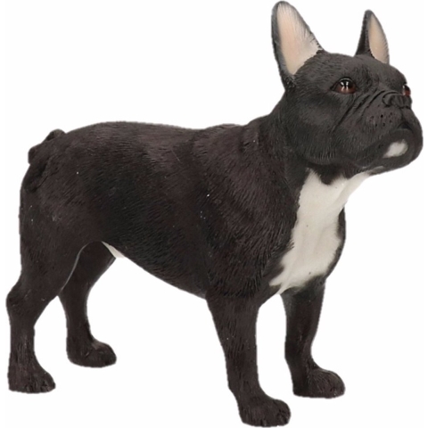Beeldje Franse Bulldog hond - 12 cm - polystone - honden beeld -