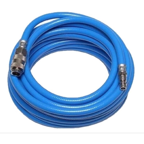Compressor slang - luchtslang set - 10 meter - 20 bar - 1/4 koppeling -