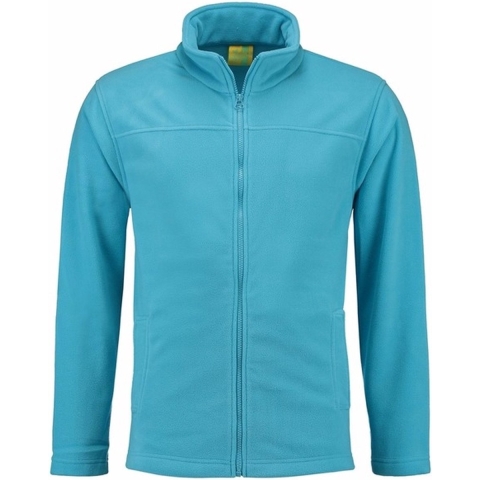Fleece vest met rits Norway - Turquoise blauw - voor volwassenen - winter trui XL (42/54) -