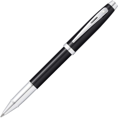 Sheaffer SF-E1933851 Rollerball 100 M Glossy Black Lacquer Chrome Plated