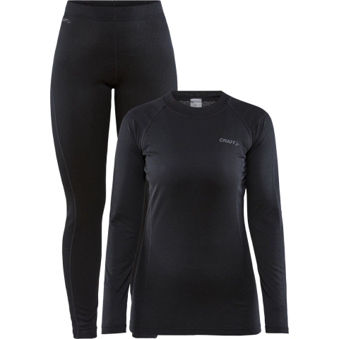 Craft 1909708 Core Warm Baselayer Set Wmn - Black - XS